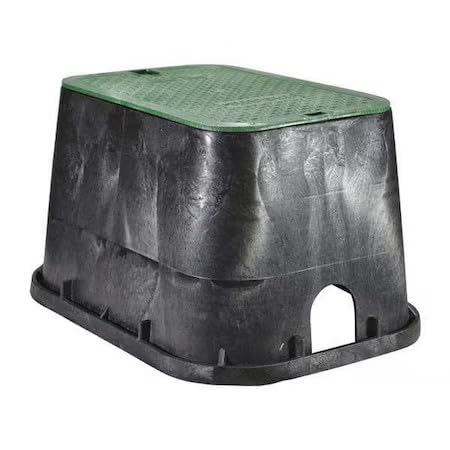 for Nds 113Bc Rectangular Valve Box, Polypropylene, 12-1/4 In H X 15-1/2 In W X 21