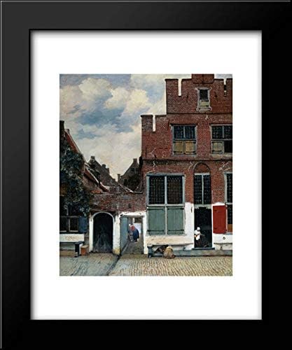 View Of Houses In Delft, Known As 'The Little Street' 15x18 Framed Art Print by Johannes Vermeer