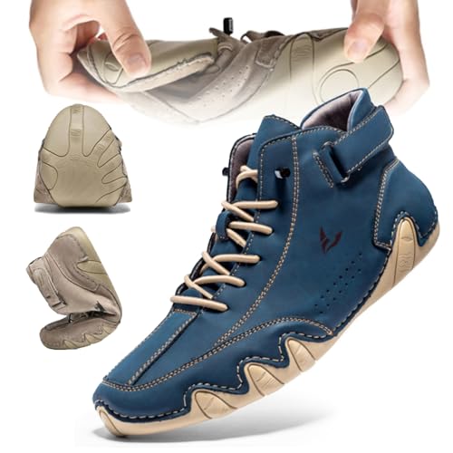 Vogany Shoes Women, Vogany Mens Shoes, Anthoern Shoes, Anthoern Orthopedic Shoes, Men's Waterproof Fashion Orthopedic Shoes-Blue||8 Men /9.5 Women