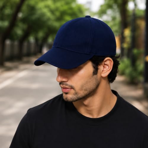 Image of Sports Cap for Men & Women, Lightweight Quick Dry Foldable Baseball Cap with Adjustable Strap, Breathable Sun Protection Hat for Running, Gym, Cricket, Travel & Outdoor Activities