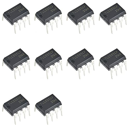 10pcs tlc555cp tlc555 tlc 555 ti lin cmos timers ic chipdip-8