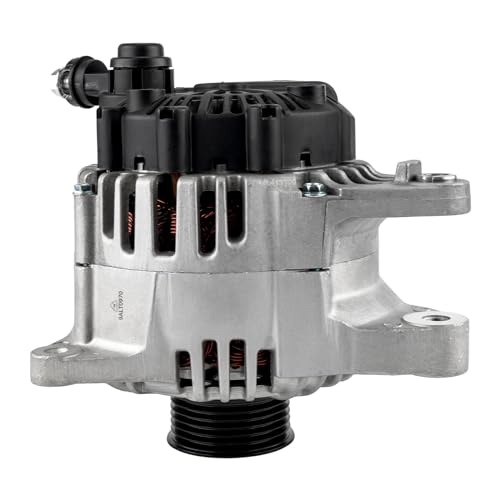 Image of PHILTOP Alternator Compatible With 2005-2010 Kia Sportage, 2005-2009 Hyundai Tucson, 2005-2006 Santa Fe, 2005 Sonata, 2005-2008 Tiburon, 2005-2006 Optima 2.7L V6 11188N | Fits 2005-2006 Hyundai Santa Fe V6 2.7L, 2005-2010 Kia Sportage V6 2.7L, Replacement OE 3730037800, 11188, 11188N, 1300801VA