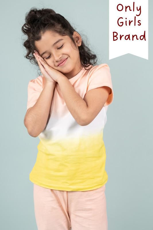 Image of Tweeny Mini Kids Girls Pure Cotton Tie Dye Sleepwear