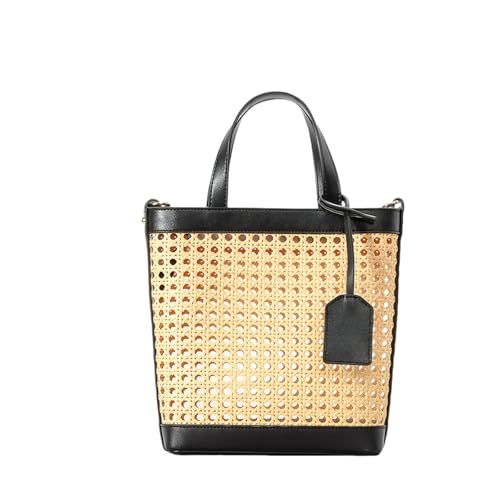 Bolso de Playa de Paja Tejida para Mujer miniatura 1
