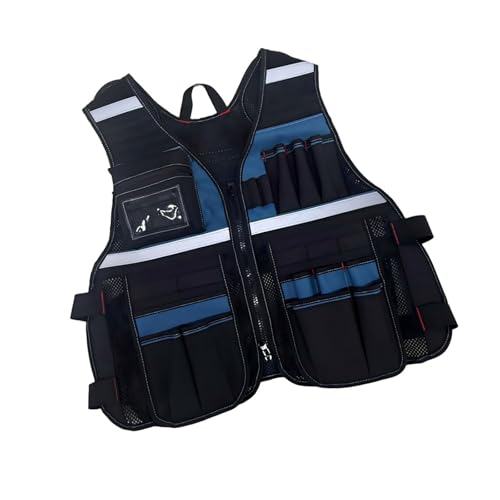 Chaleco industrial de trabajo Oxford para evitar desgarros con costuras reforzadas
