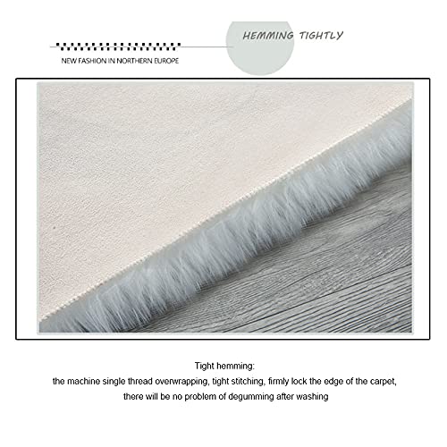 Tapis en peau de mouton synthétique Ruby Lil B 60x180cm - 6