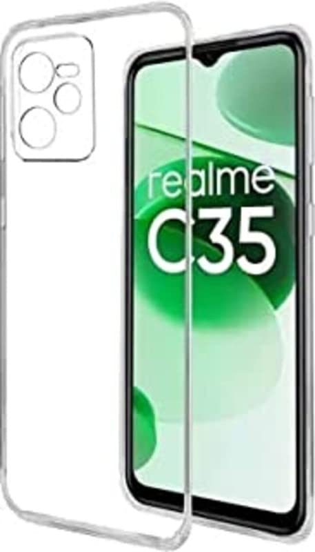 Chemforce Back Cover Case Compatible for Realme C35 || Bumper Case with Shockproof Protective Silicone Back Cover