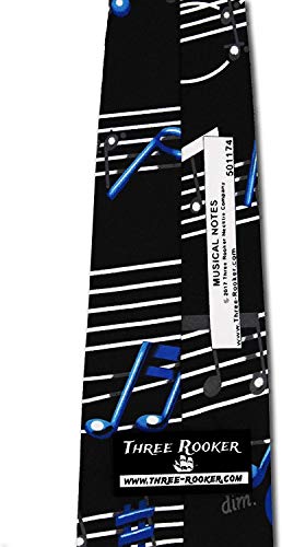 Three Rooker Muscial Notes Tie Mens Music Neckties #TOP3