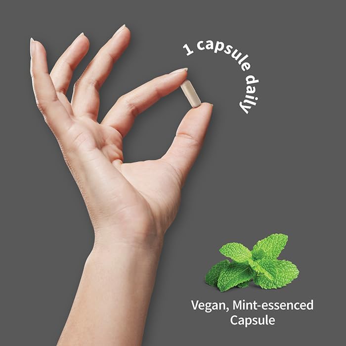 Miniatura 4 de Garden of Life Suplemento de salud cerebral con melena de león orgánica y cúrcuma, sin OMG, sin gluten, sabor a menta, para memoria, concentración y