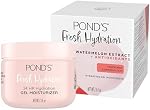 Gel hydratant pour le visage POND'S à l'extrait de pastèque et aux antioxydants pour une peau tonique et lumineuse, 100 ml