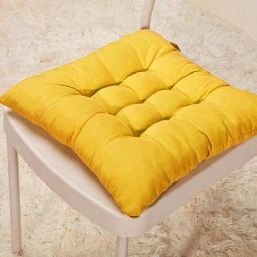 Cojines para asientos de sillas con lazos juego de 4 almohadillas para cocina y exterior 41x41 5