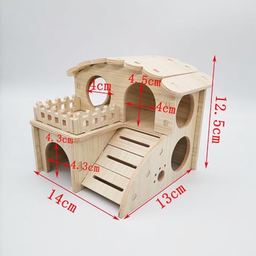 ＫＬＫＣＭＳ Casa de hamster gaiola acessórios esconder suprimentos diversão cabine hideaway jogar brinque