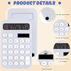 Calculator,Basic Calculators for Students,Purple Calculator,Solar Calculator,Small Calculator,Calculators Desktop,Simple Calculator,Purple Desk Accessories,Office Calculators,Chunky Calculator