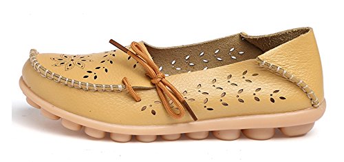 Image of VenusCelia Women's Breathable Comfort Walking Office Flat Loafer