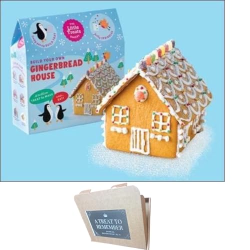 Gingerbread House Kit for Christmas - Large 616g | Includes Pre-Baked Gingerbread, Icing, Candy, Mini Marshmallows, and More | Easy DIY Holiday Activity for Kids & Adults | No Baking Required | Perfec Gingerbread House Kit for Christmas - Large 616g | Includes Pre-Baked Gingerbread, Icing, Candy, Mini Marshmallows, and More | Easy DIY Holiday Activity for Kids & Adults | No Baking Required | Perfec