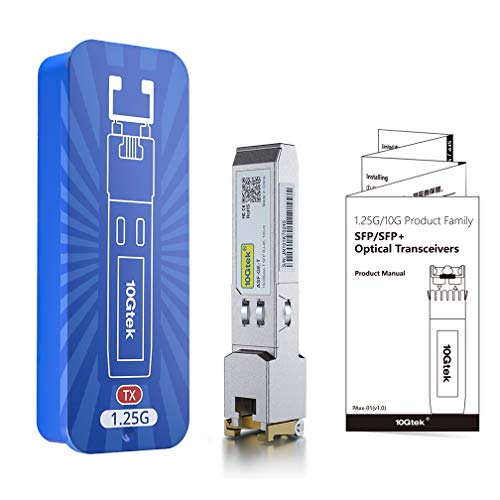 『10Gtek 1．25G SFP-T, 1000Base-T カッパー SFPモジュール, SFP to RJ45 SFP, 光トランシーバ, Cisco GLC-T／SFP-GE-T、Meraki MA-SFP-1GB-TX、Netgear、Ubiquiti UF-RJ45-1G、Mikrotik、Intel、 D-Link、Supermicro、TP-Linkなど互換』の6枚目の画像