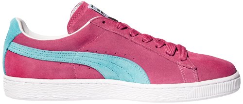 Image of PUMA Adult Suede Classic Shoe, Cabaret Blue /Curacao-Men's 4, Women's 5.5 Medium