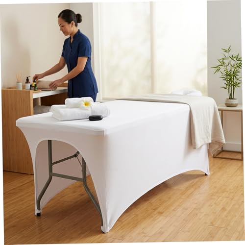 Housse de lit de massage anti-taches pour soins du visage