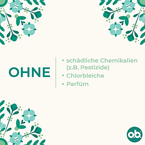 o.b. Tampon Organic Normal, van 100% biologisch katoen, voor middelgrote tot sterkere dagen, voor natuurlijke… - Image 7