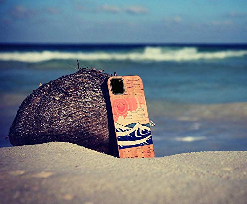 Reveal Cork Wood Cases Compatible With Iphone 11/11 Pro/11 Pro Max - Natural Eco-Friendly Designs Shop (Japanese Ocean, 11 Pro) #TOP2