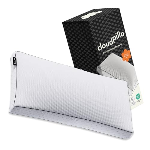 Cloudpillo Recharge Memory Foam Kopfkissen 40×80 cm - Ergonomisch & Höhenverstellbar - Luxus Hotelqualität - Oeko-Tex Zertifiziert