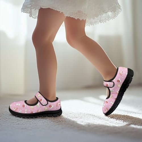 Toddler Little Girl Mary Jane Dress Shoes Ballet Flats School Uniform Shoes for Wedding, Party3