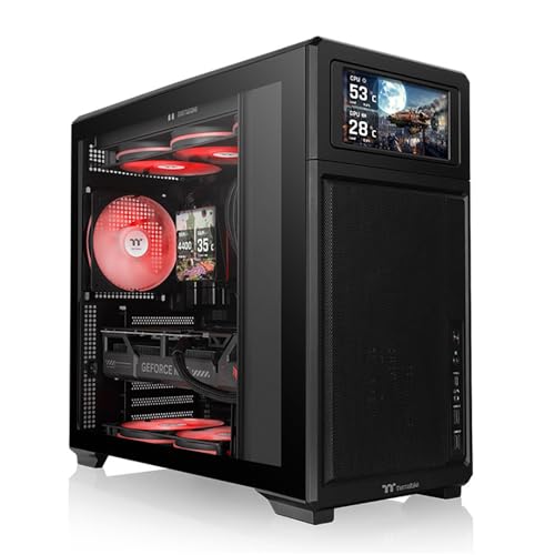 Image of Thermaltake TR300; Mid Tower; 1x120mm PWM Fan Included; ATX /mATX /mITX Support; 360mm Radiator Support; 410mm GPU Clearance; 260mm PSU Clearance; 165mm Air Cooler Clearance; Black; CA-11M-00M1WN-00
