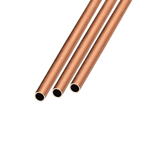 METALLIXITY - METALLIXITY Cuivre Tube (3mm OD x 0.25mm Paroi T x 300mm L) 3Pcs, Tube droit - pour Maison Ameublement, Machines, Bricolage Artisanat