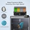 Creality CFS -Creality Filament System, Multi Color 3D Printer Automatically Filament System with RFID PLA Filament 4Kg for K2 Plus Combo(Black&White&Grey&Blue)