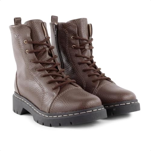 Bota Coturno Usaflex Salto Plataforma Feminino