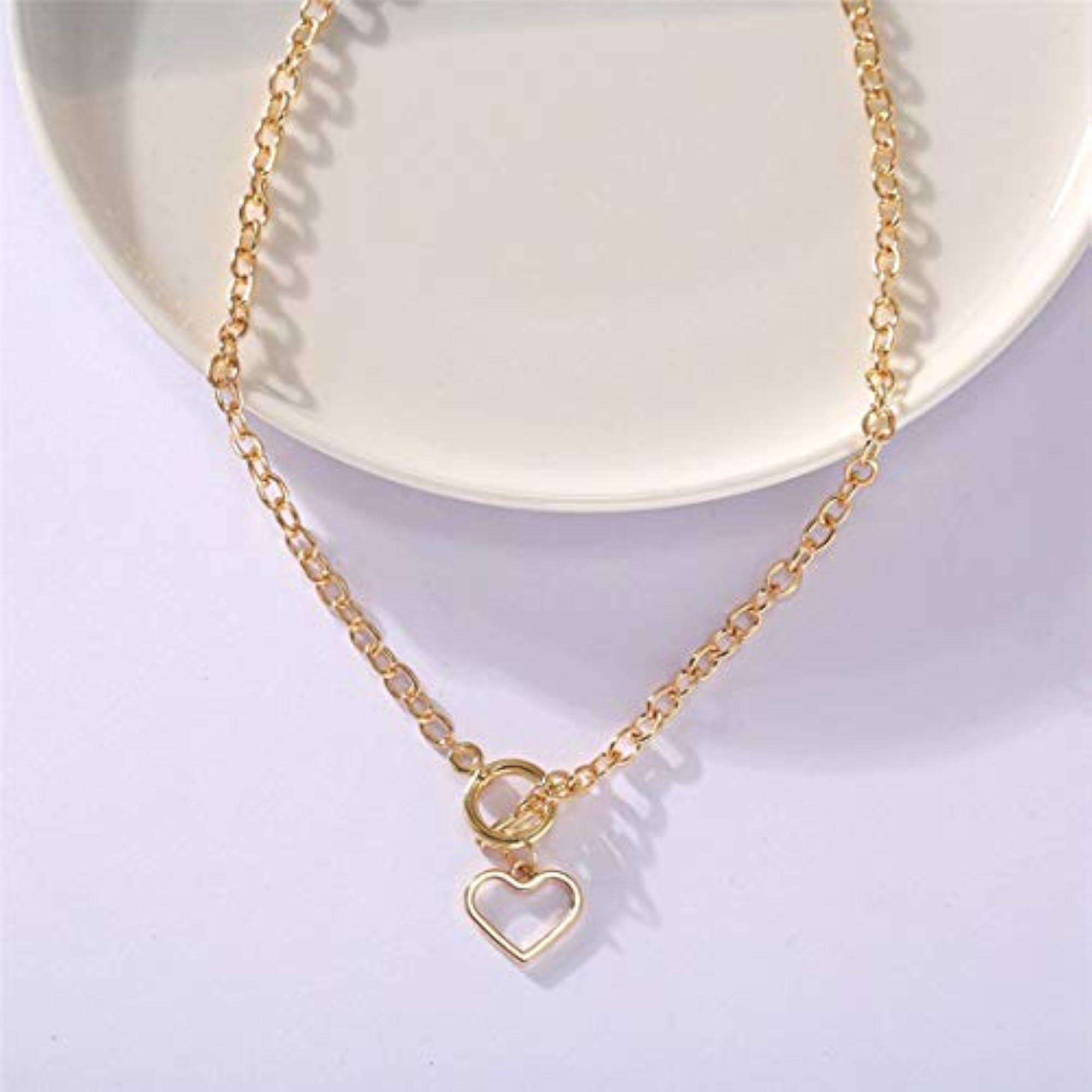 Valentine Plated Necklace Jewellery (Style 11)