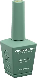 Chaun Legend Gel Nail Polish | Antique Blue LG5173 (soft turquoise green) | Soak Off UV LED Cure Gel Polish High Gloss 15ml