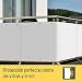 Sol Royal Protección Visual SolVision HB2 HDPE Pantalla Opaca 500x90 cm Blanco...