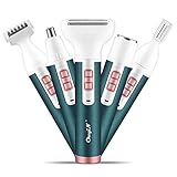 【Carga rápida USB】 La afeitadora eléctrica inalámbrica recargable femenina con puerto USB recargable incorporado le brinda más comodidad.