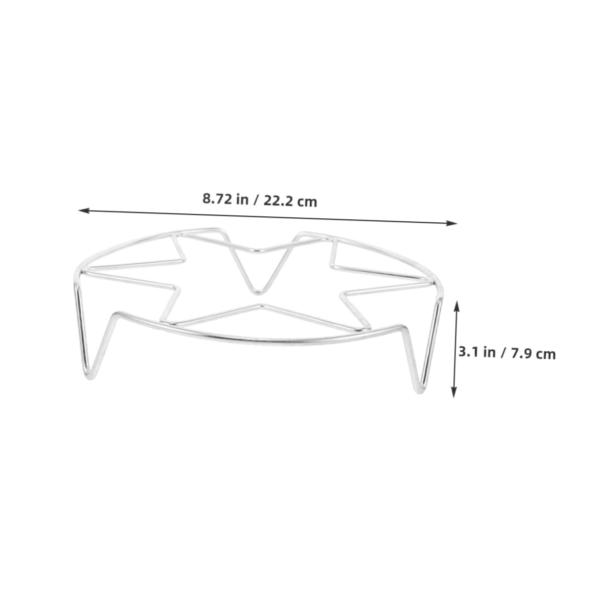 DIYEAH Stainless Steel Steaming Rack Stackable Design for Air Fryer Pressure Cookers Elevated Multi Functional Tool for Steaming Vegetables Rice Eggs and More