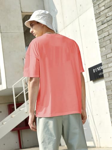 Image of KOTTY Men's Cotton Blend Regular Fit T-Shirt|Casual Wear|Lightweight Breathable