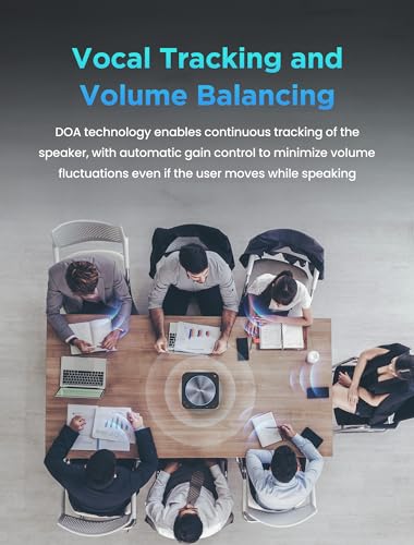 Image of Enther&MAXHUB BM35 Conference Speakerphone with 8 Mic,360Enhanced Voice Pick up,Noice Reduction,Bluetooth Speaker and Microphone for 10 People Meeting,Zoom Certified,Compatible with Leading Software
