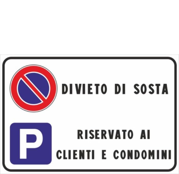 Vsafety 74025ba-s garage in uso costante Sign, paesaggio, 300 mm x