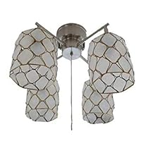 Amazon.co.jp : トヨスター シーリングライト カピス貝の自然素材 4灯