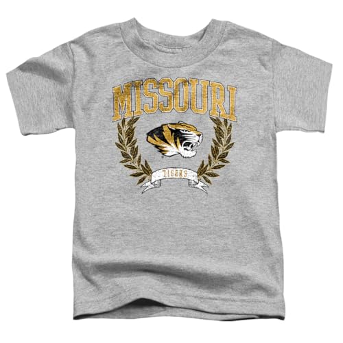 LOGOVISION University of Missouri Laurels Dark Kids T Shirt (2) for Toddler Boys and Girls, Athletic Heather