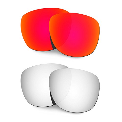 Lentilles de rechange Oakley Trillbe X rouge et titane pour lunettes