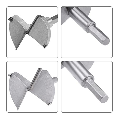 Uxcell 48Mm, 38Mm Forstner Drill Bits Tungsten Carbide Wood Hole Saw Auger Opener #TOP3