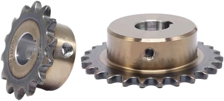Mechanical Roller Chain Sprockets Tooth Roller Chain Sprocket,1pc 08B 14T Precision Industrial Drive Sprocket Wheel 45# Steel 14 Teeth Chain Gear Bore 12/14/15/16/17/18/19/20/22/24/25/28mm(18mm (keywa