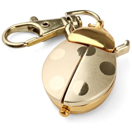 Amazon Co Jp Eincar ゴールデンクォーツ ストラップ時計 アナログ表示 キーホルダーに装着可 てんとう虫模様 懐中時計 レディースファッション バッグ ポケットの飾りウォッチ 注目される可愛さ 並行輸入品 腕時計