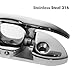 SCANDIRAIL Boat Dock Cleat, 4.5 inch Marine Grade 316 Stainless Steel Folding Cleats Rope Cleat Flip Up Dock Cleat for Boat Kayak with Fastener (2 Pack, 4-1/2 inch)