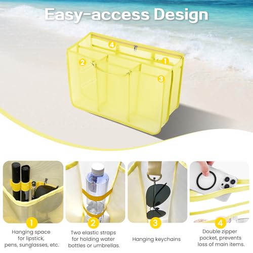 Image of XYFuuee Beach Bag Organizer Insert Divider for X Large Bogg Bag Accessories