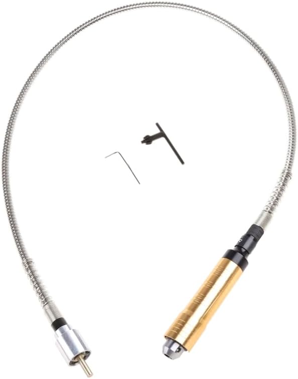 6mm Rotary Tool Flexible Shaft Fits for Electric Drill Rotary Accessories - (Color: Gold)