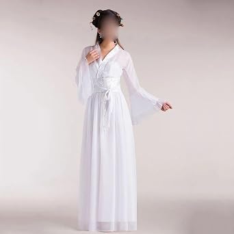 Traditional Women Clothing Chinese Fairy Ancient Costume Chinese Folk Dress Tang Dynasty White Hanfu