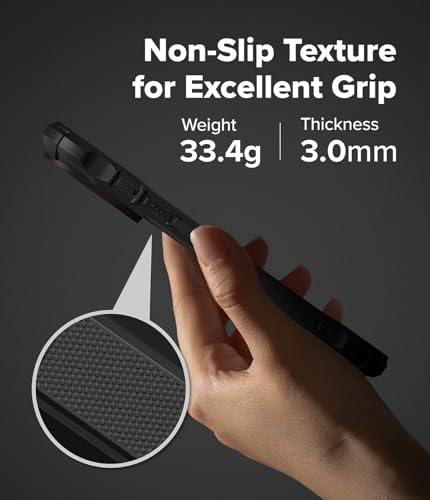 Image of Ringke Fusion-X Compatible with iPhone 17 Pro Case Back Cover Transparent Hard Back Soft Flexible TPU Bumper Scratch Resistant Shockproof Protection - Black