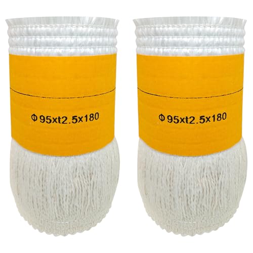 Kerosene Heater Wick 95×t2.5×180mm Replacement Wick, Fiberglass Round Cotton Petroleum Heater Wick, Kerosene Heating Stove Wick Smokeless (2 Pack)